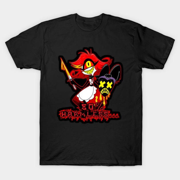 Hazbin Hotel Niffty 80% Harmless T-Shirt by DarkArtsStudios